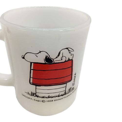 Fire King×SNOOPY (ファイヤーキング×スヌーピー)　マグカップ　USED
