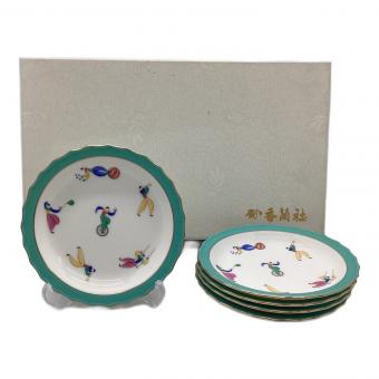 香蘭社 (コウランシャ) 銘々皿 愉快な仲間 5Pセット