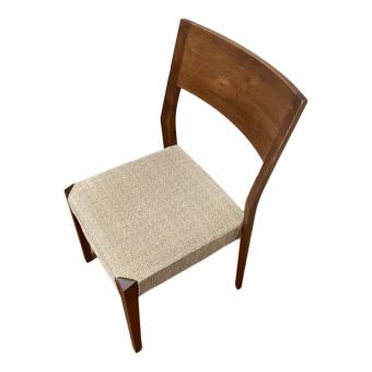 shirakawa (シラカワ) ダイニングチェアー ブラウン×アイボリー 109 S-BW245