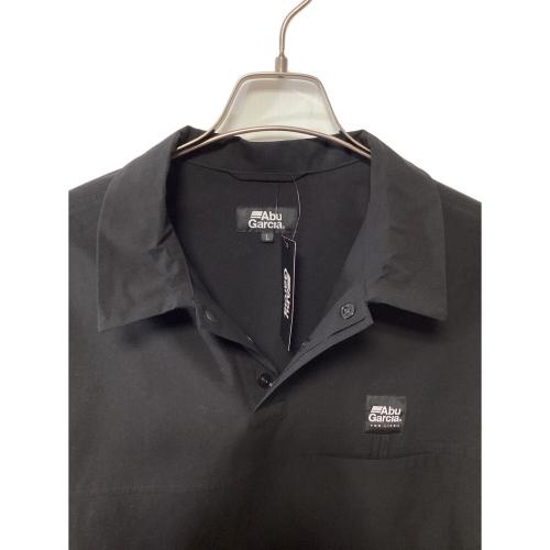 Abu Garcia (アブガルシア) ウォーターレジスタント フィッシングポロ メンズ SIZE L ブラック