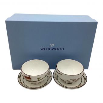 Wedgwood (ウェッジウッド) カップ&ソーサー ハンティングシーン 2Pセット