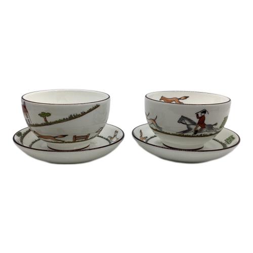 Wedgwood (ウェッジウッド) カップ&ソーサー ハンティングシーン 2Pセット