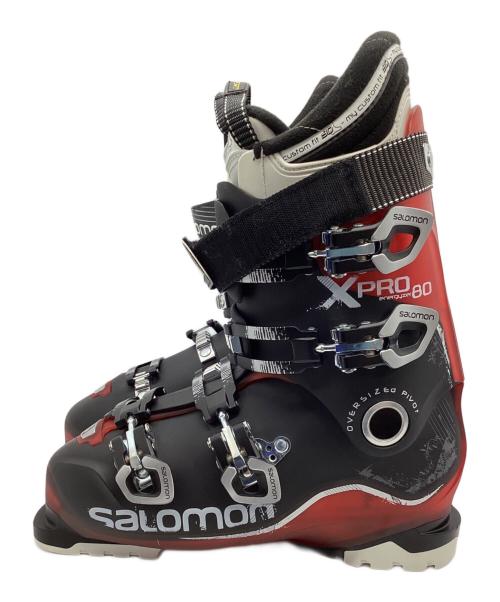 SALOMON (サロモン) スキーブーツ ブラック×レッド 27/27.5 X