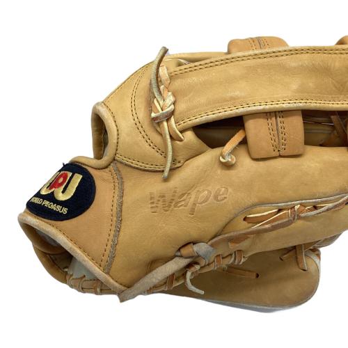 WORLD PEGASUS (ワールドペガサス) グローブ ベージュ 内野用　右利き用