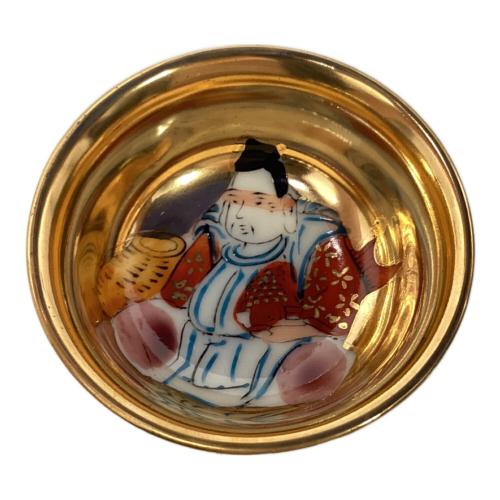 九谷焼 (クタニヤキ) 盃揃 七福神 7Pセット