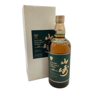 SUNTORY (サントリー) ジャパニーズウィスキー グリーンラベル 750ml 山﨑 10年 未開封