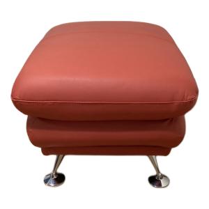 関家具 (セキカグ) オットマン レッド×シルバー