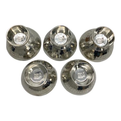 錫製　酒器セット　浪華錫半造　徳利２　千呂利１　盃洗１　盃10 計14点 錫製 酒器セット 浪華錫半造 徳利2 千呂利1