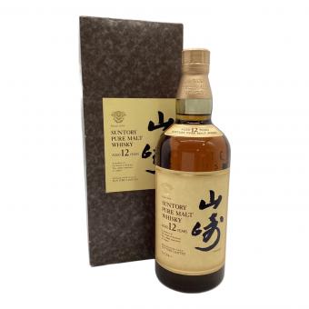 サントリー ジャパニーズウィスキー ピュアモルト 750ml 山崎 12年 未開封