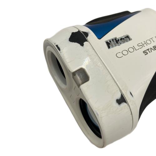 Nikon (ニコン) ゴルフ距離測定器 COOLSHOT PRO STABILIZED キズ有 通電確認のみ ホワイト