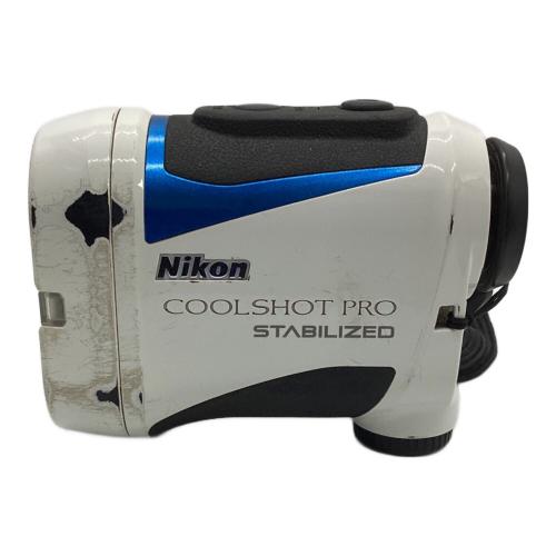 Nikon (ニコン) ゴルフ距離測定器 COOLSHOT PRO STABILIZED キズ有 通電確認のみ