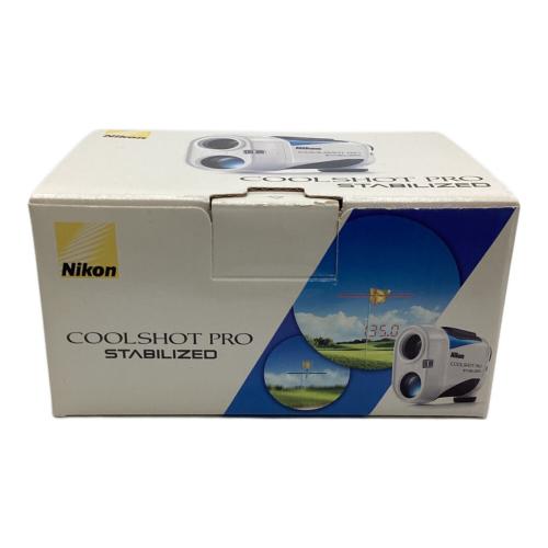 Nikon (ニコン) ゴルフ距離測定器 COOLSHOT PRO STABILIZED キズ有 通電確認のみ