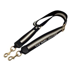 MARC JACOBS (マークジェイコブズ) ショルダーストラップ ブラック×ベージュ