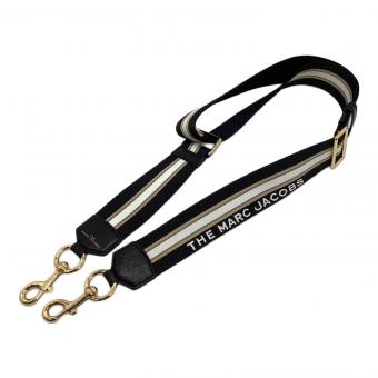 MARC JACOBS (マークジェイコブズ) ショルダーストラップ ブラック×ベージュ