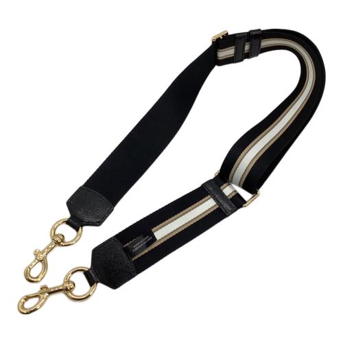 MARC JACOBS (マークジェイコブズ) ショルダーストラップ ブラック×ベージュ