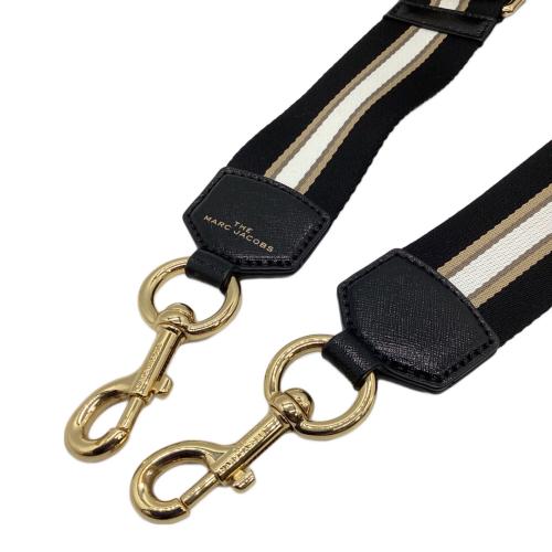 MARC JACOBS (マークジェイコブズ) ショルダーストラップ ブラック×ベージュ
