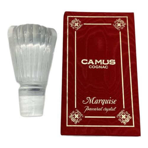 CAMUS×BACCARAT CRYSTAL（カミュ×バカラ クリスタル）コニャック MARQUISE ブランデー 700ml　箱・替栓付　クリスタルガラス製デカンタ　未開封