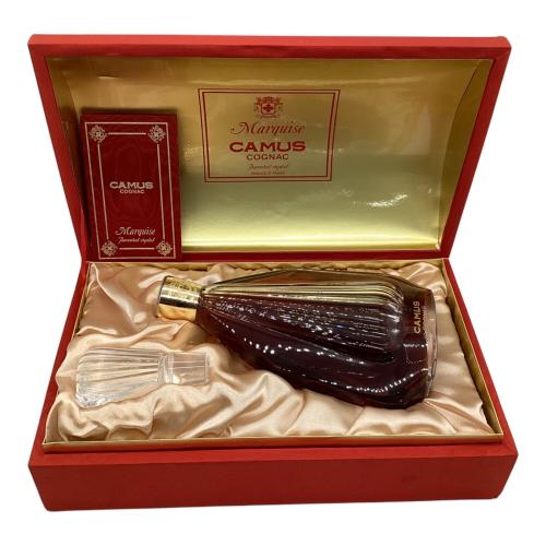 CAMUS×BACCARAT CRYSTAL（カミュ×バカラ クリスタル）コニャック MARQUISE ブランデー 700ml　箱・替栓付　クリスタルガラス製デカンタ　未開封
