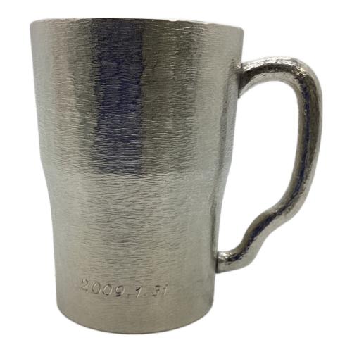 大謹錫製 錫製マグカップ&タンブラー 本錫 2Pセット 刻印入り 未使用品