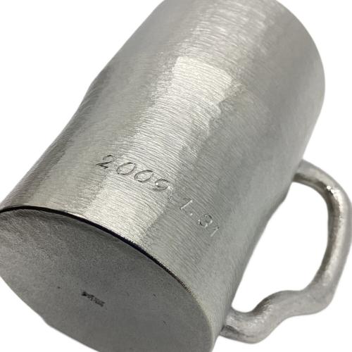 大謹錫製 錫製マグカップ&タンブラー 本錫 2Pセット 刻印入り 未使用品