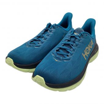 HOKAONEONE (ホカオネオネ) ランニングシューズ 1113528 BCBLC Mach 4 メンズ SIZE 26.5cm ブルー×ライトグリーン