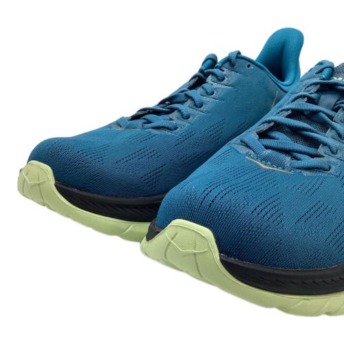 HOKAONEONE (ホカオネオネ) ランニングシューズ 1113528 BCBLC Mach 4 メンズ SIZE 26.5cm ブルー×ライトグリーン