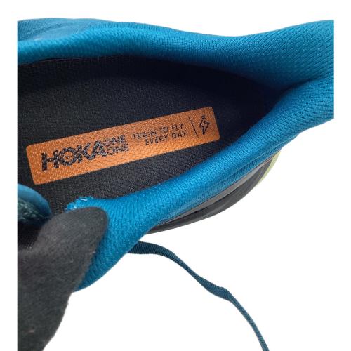 HOKAONEONE (ホカオネオネ) ランニングシューズ 1113528 BCBLC Mach 4 メンズ SIZE 26.5cm ブルー×ライトグリーン