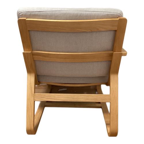 無印良品 (ムジルシリョウヒン) チェア 66 ナチュラル×グレー リビングでもダイニングでもつかえるソファチェア