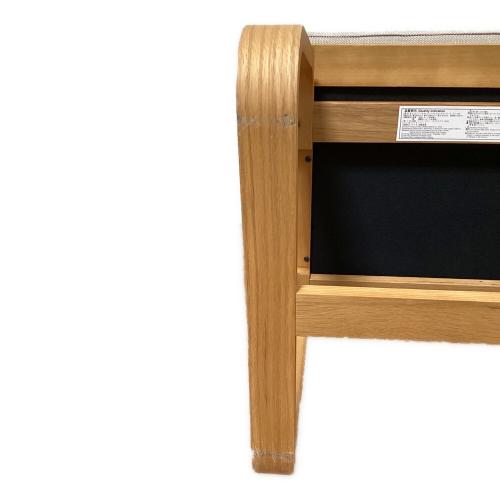 無印良品 (ムジルシリョウヒン) ベンチ 66 ナチュラル×グレー リビングでもダイニングでもつかえるベンチ