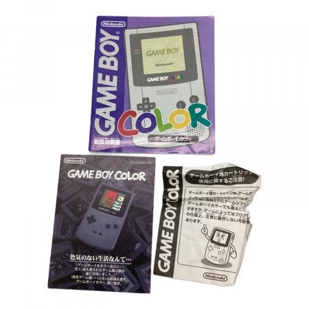 Nintendo (ニンテンドー) GAMEBOY COLOR CGB-001 ※通電確認のみ