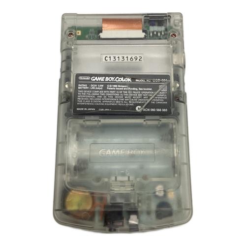 Nintendo (ニンテンドー) GAMEBOY COLOR CGB-001 ※通電確認のみ