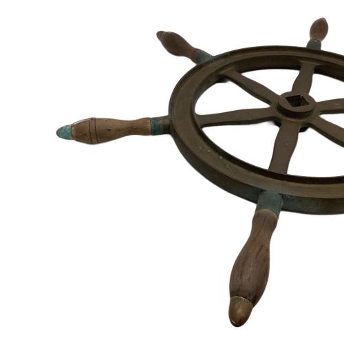 舵輪　サビ有 真鍮