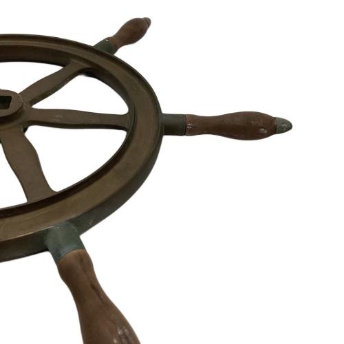 舵輪　サビ有 真鍮