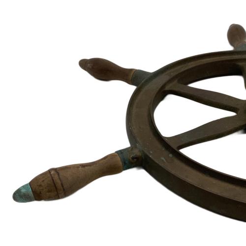 舵輪　サビ有 真鍮