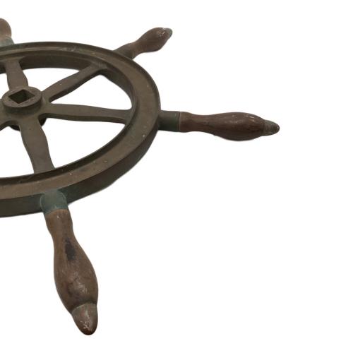 舵輪　サビ有 真鍮