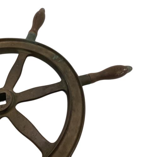 舵輪　サビ有 真鍮