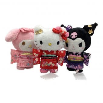 Sanrio（サンリオ） サンリオぬいぐるみ 着物 3Ｐセット マイメロディ クロミ ハローキティ