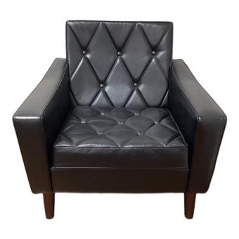 karimoku (カリモク) ロビーチェア ブラック×ブラウン