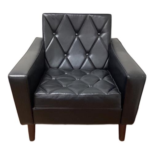 karimoku (カリモク) ロビーチェア ブラック×ブラウン