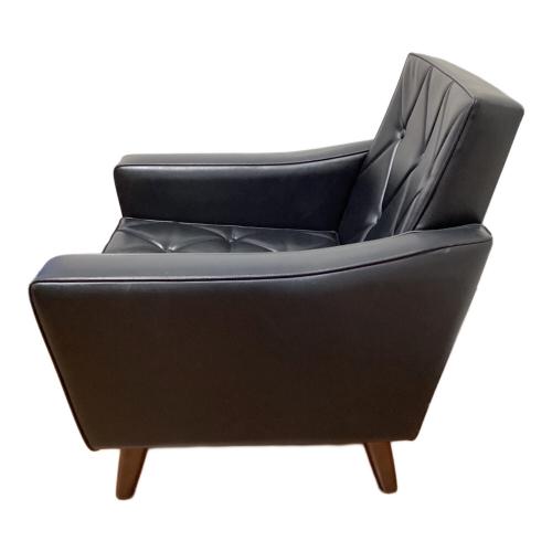 karimoku (カリモク) ロビーチェア ブラック×ブラウン