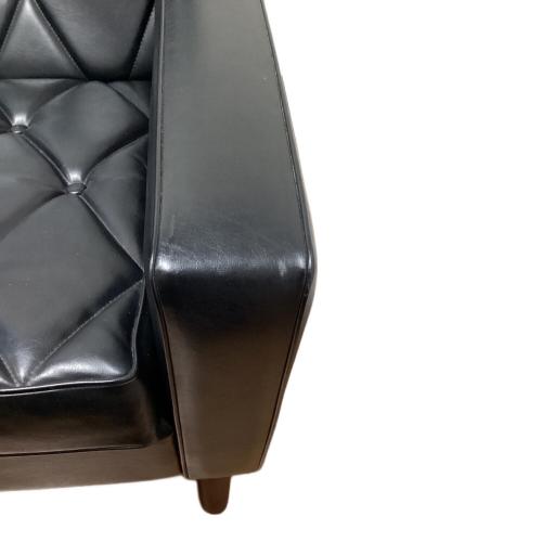 karimoku (カリモク) ロビーチェア ブラック×ブラウン