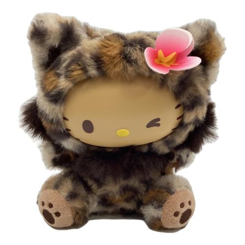 ハローキティ ヒョウ柄 ファインフェイスキャット サンリオグッズ