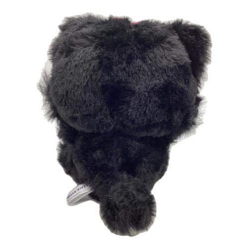 ハローキティ フェイスキャット ヌイグルミ ブラック×ピンク