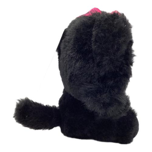 ハローキティ フェイスキャット ヌイグルミ ブラック×ピンク