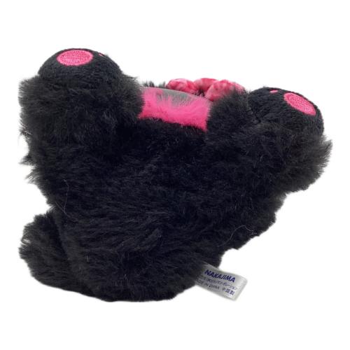 ハローキティ フェイスキャット ヌイグルミ ブラック×ピンク