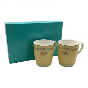 TIFFANY & Co. (ティファニー) マグカップ ピンクチューリップ　2Pセット