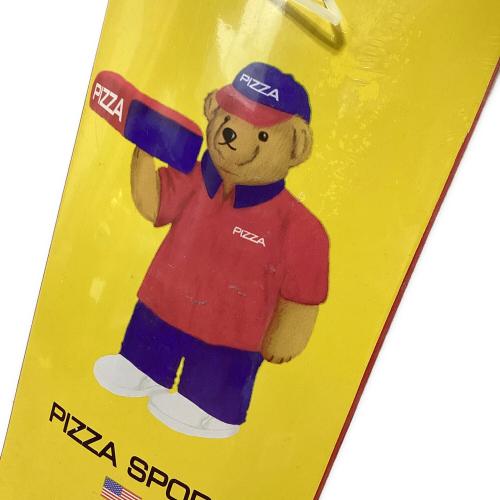 pizza sport（ピザスポーツ） スケートボード デッキ レッド×イエロー