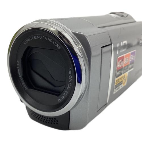 JVC (ジェイブイシー) ビデオカメラ GZ-HM690-S 2010年モデル バッテリー残量未確認 キズ有