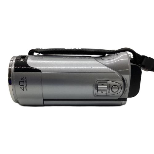 JVC (ジェイブイシー) ビデオカメラ GZ-HM690-S 2010年モデル バッテリー残量未確認 キズ有