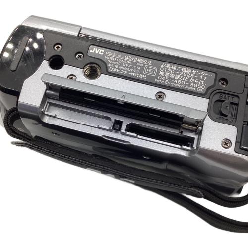 JVC (ジェイブイシー) ビデオカメラ GZ-HM690-S 2010年モデル バッテリー残量未確認 キズ有